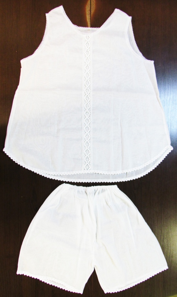 Комплект женского нижнего белья для погребения (майка + панталоны)