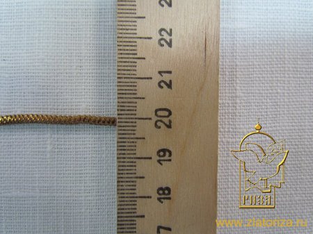 Канительный шнур ЗИГЗАГ 3? золото бронза, арт. antigue dabang № 8)