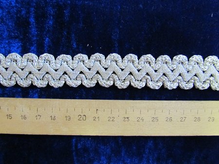 Тесьма серебро 85