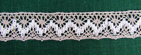 Кружево 156, плетеное, шир. 3,5 см
