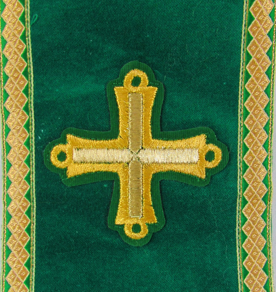 Орарь зеленый бархат