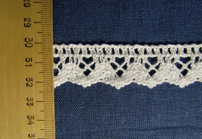 Кружево 132, плетеное, белое