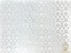 Шелк ЛОЗА, белый, шир. 150 см, Рахманово