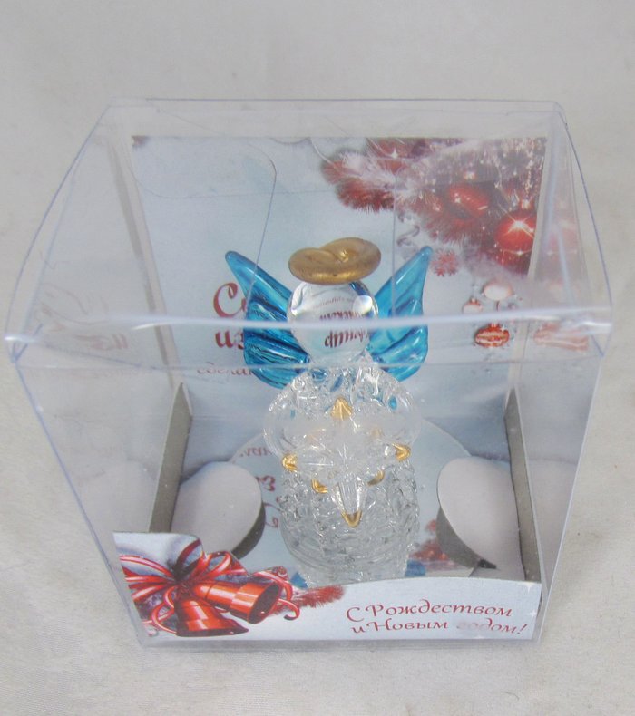Сувенир рождественский Ангел, стекло, зеркало, 21963/35109