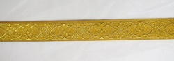 Галун АФИНЫ, горчица с золотом, шир. 2,3 см, ФР