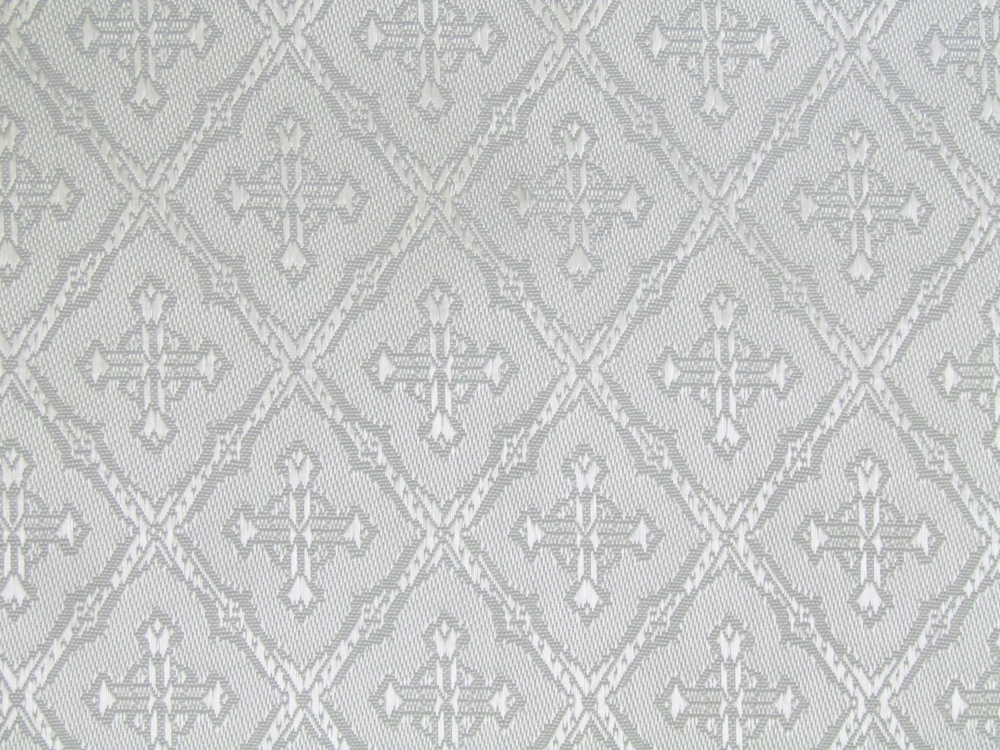 Подкладочная ткань, белая, с крестиком, шир. 112 см