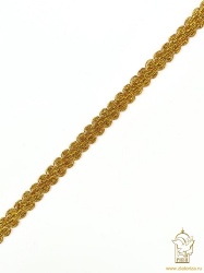 Тесьма золото 21 арт. SDG, SJD, 25 м