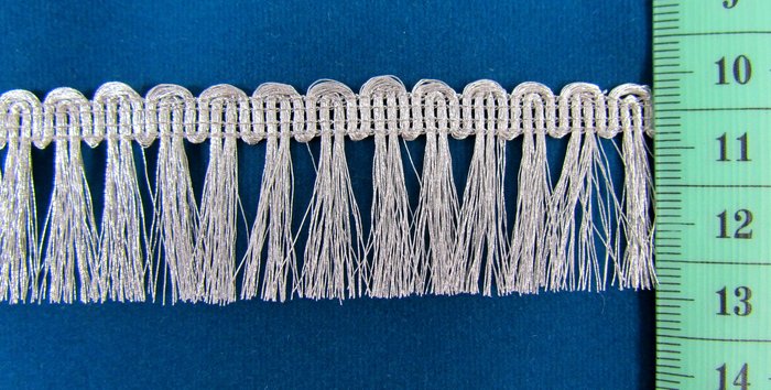 Бахрома серебро 35 арт. 77