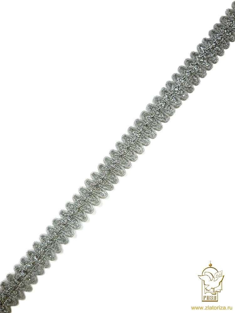 Тесьма серебро 72