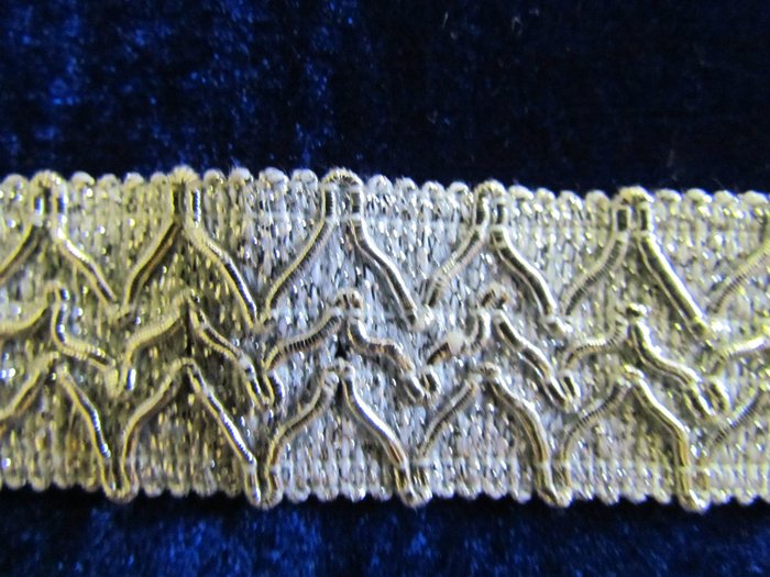 Тесьма серебро 91