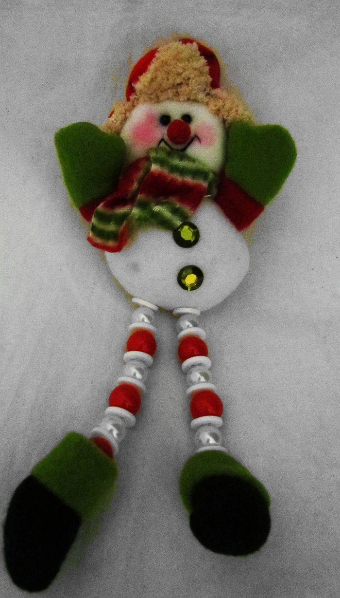 Игрушка-подвеска Ретро текстильная на елку 36647,имнете: Дед Мороз и Снеговик