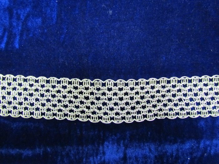 Тесьма серебро 62