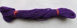 Шнур, металл, фиолетовый, в пасмах, шир. 1,5 мм