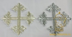 Набор крестов, иерейский, ВИФЛЕЕМ, белый с серебром, 14 шт, арт. 22783 Набор крестов, иерейский, ВИФЛЕЕМ, белый с серебром, 14 шт, арт. 22783