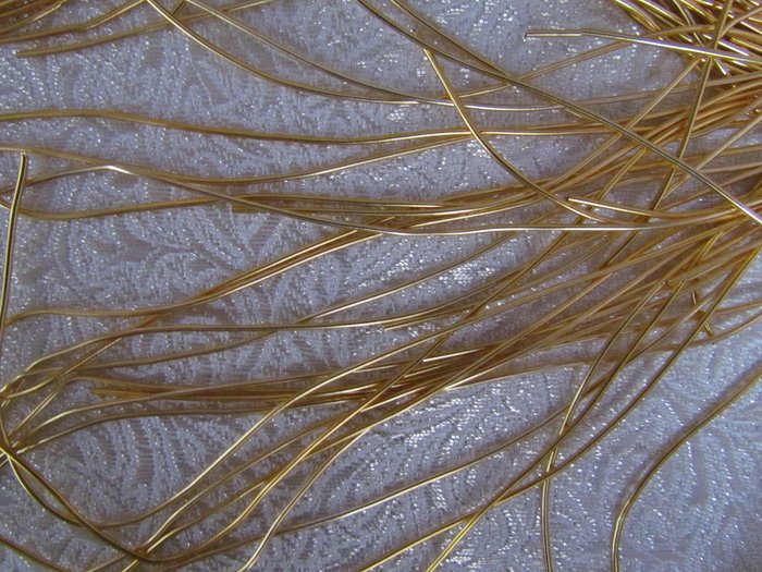 Канитель 26К золото, № 444, weigh