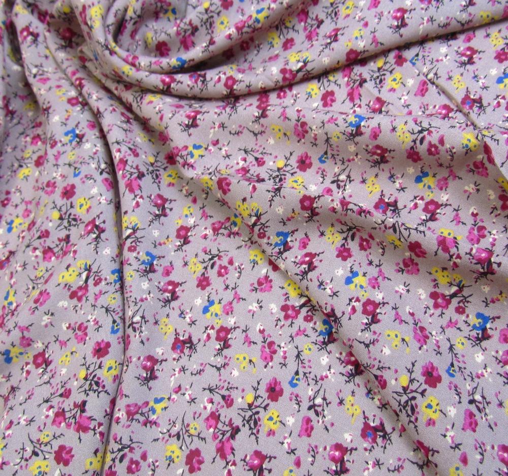 Штапель ЦВЕТОЧКИ 7, шир. 150 см