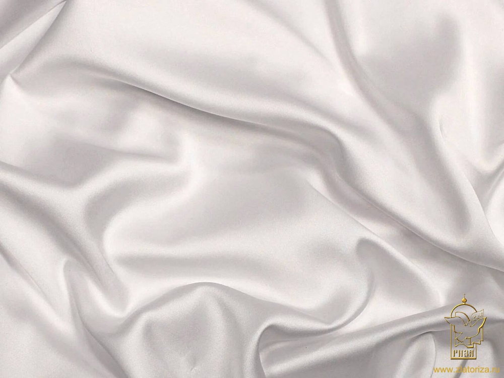 Атлас, белый, шир. 110 см,