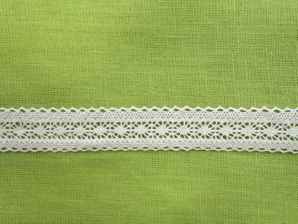 Кружево 120, плетеное, сливки