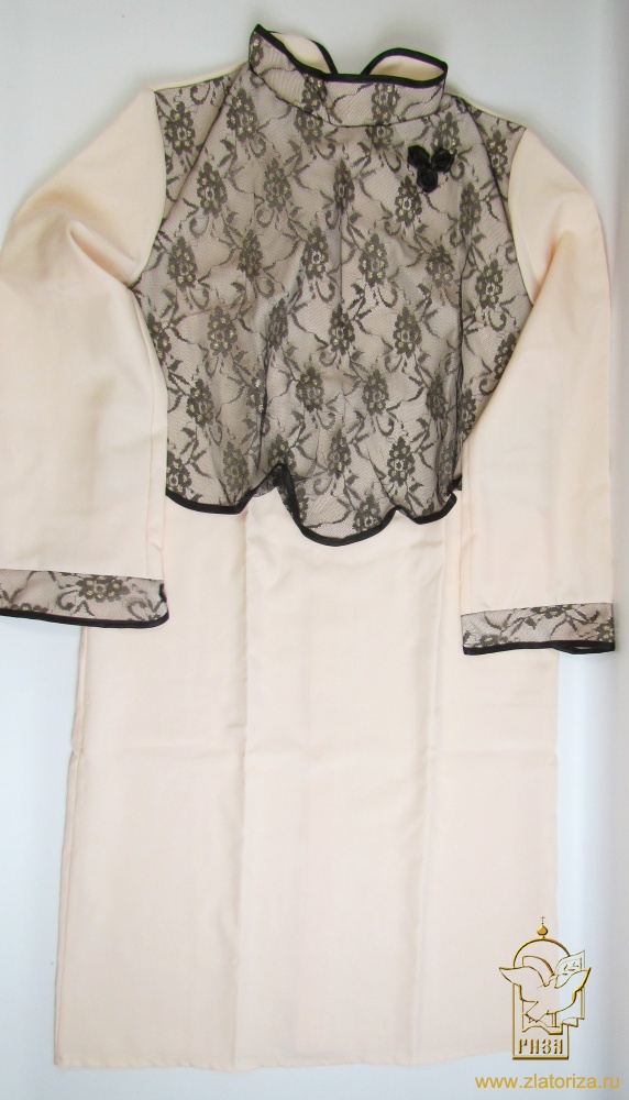 Платье погребальное ВЕЧЕР, габардин , цвет - беж