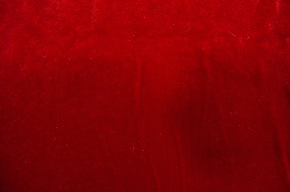 Бархат красный Италия, шир. 152 см