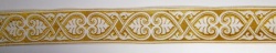 Галун АФИНЫ, белый с золотом, шир. 6 см, ФР Галун АФИНЫ, белый с золотом, шир. 6 см, ФР