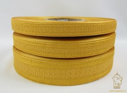Галун РОМАШКА, желтый с золотом, шир. 4 см, РА