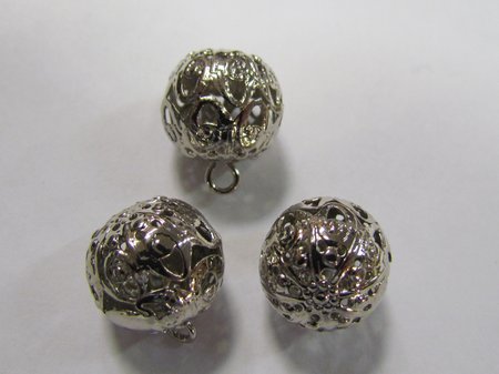 Пуговицы СТАРИННЫЕ, серебро, металл (100шт. в упак. )