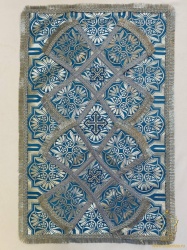 Покровцы парча, голубой с серебром Покровцы парча, голубой с серебром