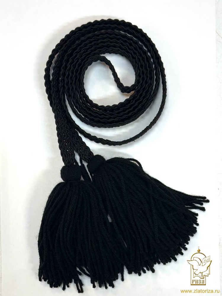 Пояс сутаж, шир. 2 см, длина 1,9 м