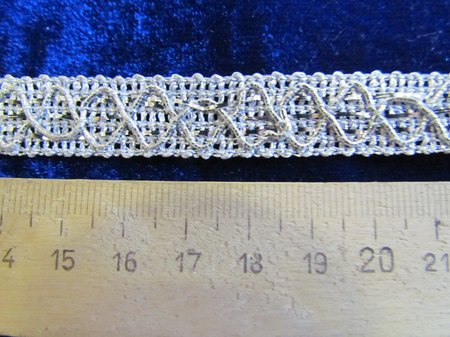 Тесьма серебро 32