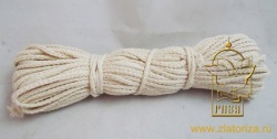Веревка, х/б, шир. 3,5 мм, в мотке 20 м, Ногинск
