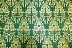 Шелк САМОЦВЕТЫ, зеленый с золотом, шир. 150 см, Рахманово Шелк САМОЦВЕТЫ, зеленый с золотом, шир. 150 см, Рахманово