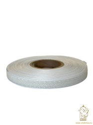 Галун ПЛЕТЕНКА, белый с серебром, шир. 1,8 см, РА