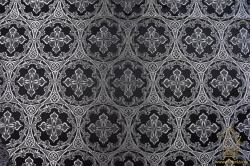 Парча УБРУС, черная с серебром, шир. 300 см