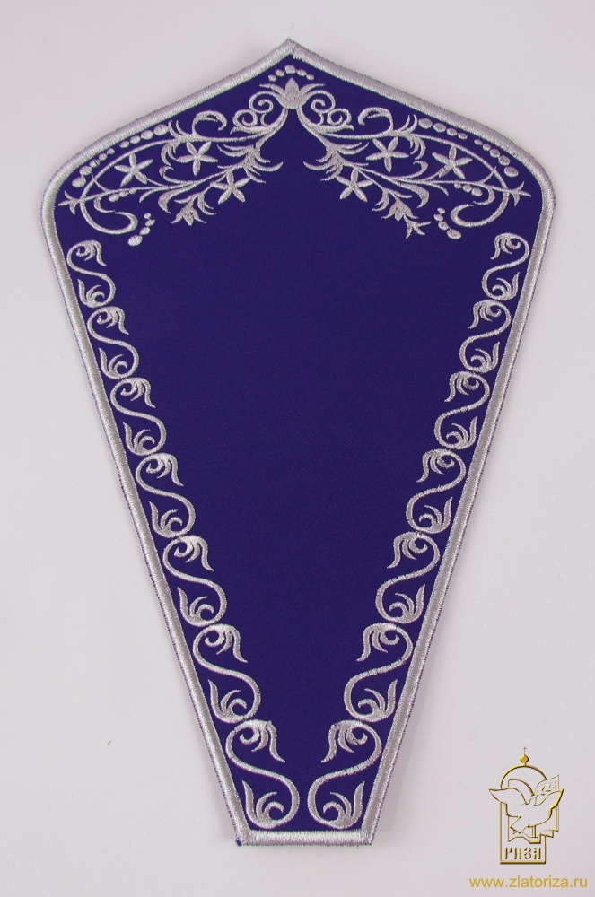 Подкрестье, 23 х 34 см, фиолетовое с серебром