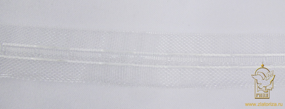 Лента шторная, прозрачная, 25 мм