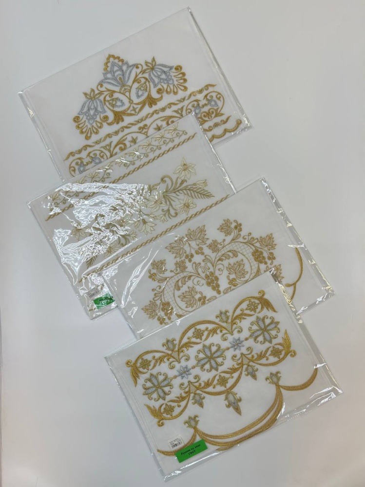 Рушник с вышивкой , хлопок, 175 см х 40 см