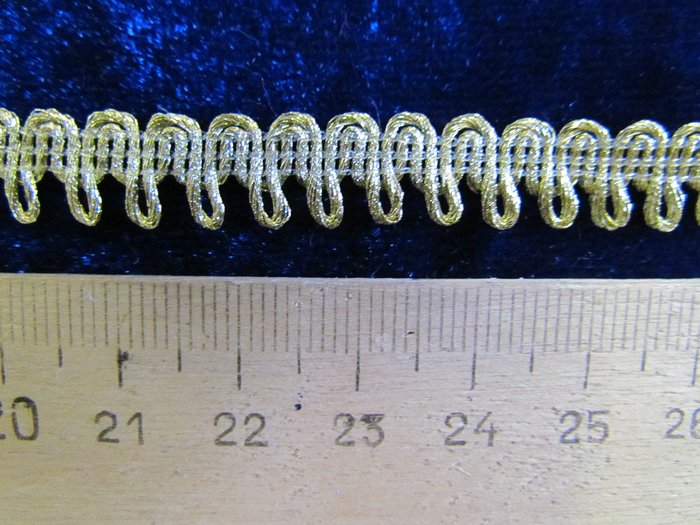 Тесьма золото 7 арт. F287, 52727