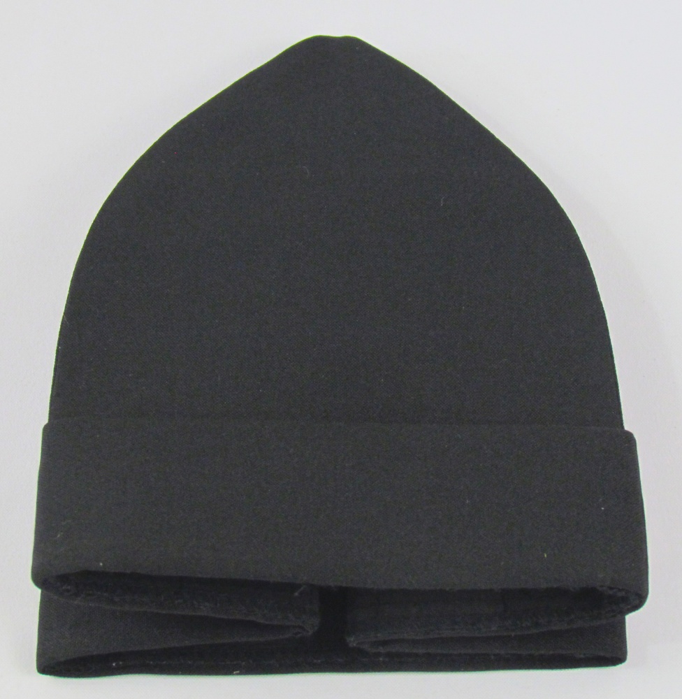 Скуфья с отворотом, смесовая ткань, мужская