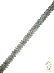 Тесьма серебро 72