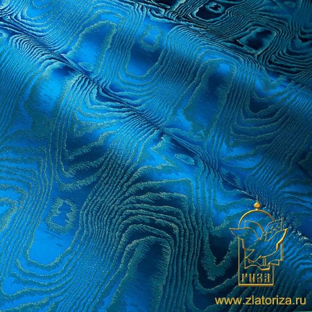 Муар голубой парчовый (Spinelli), арт. 69034