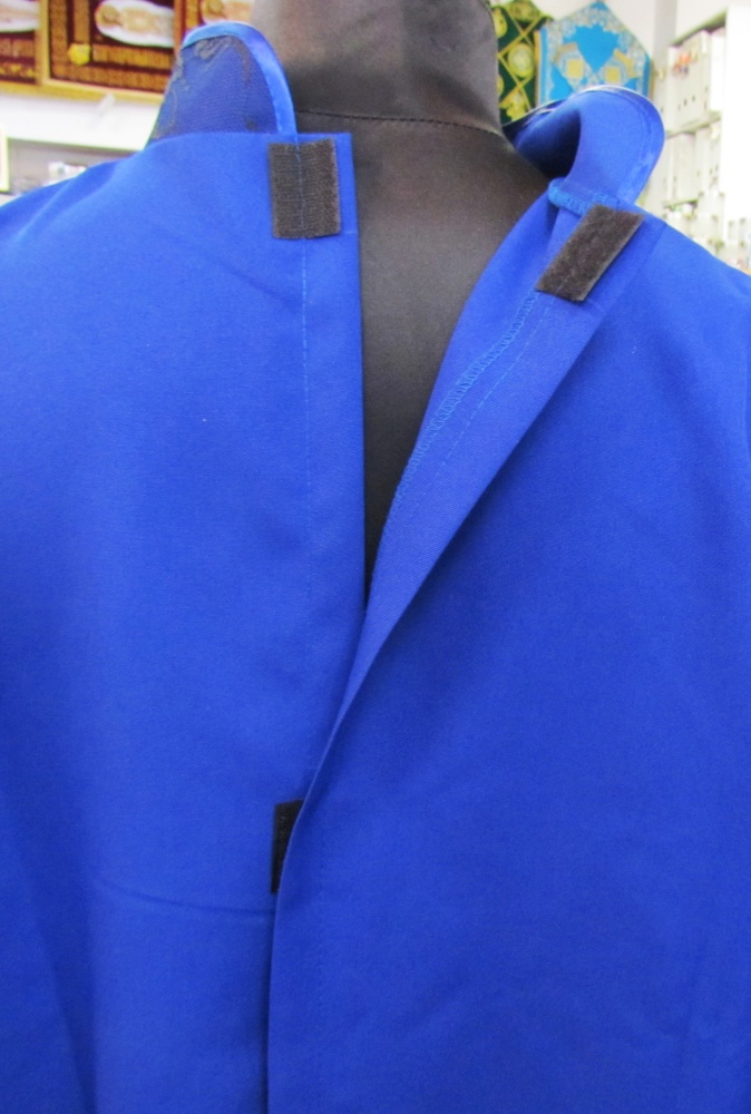 Платье погребальное ВЕЧЕР, габардин , цвет - синий (электрик)