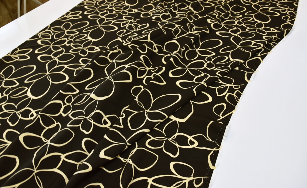 Штапель ЦВЕТОЧКИ 23, шир. 150 см