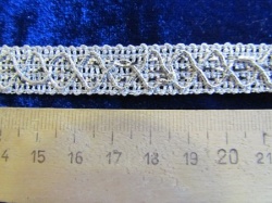 Тесьма серебро 32