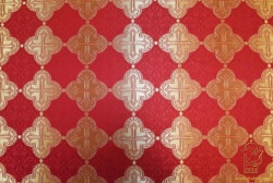 Шелк НИКЕЯ, красный с золотом, шир. 165 см Шелк НИКЕЯ, красный с золотом, шир. 165 см