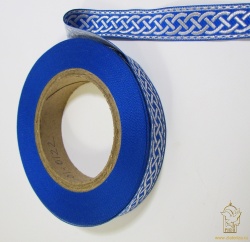 Галун ФР ПЛЕТЕНКА голуб. сереб. шир. 2,3 см Галун ФР ПЛЕТЕНКА голуб. сереб. шир. 2,3 см