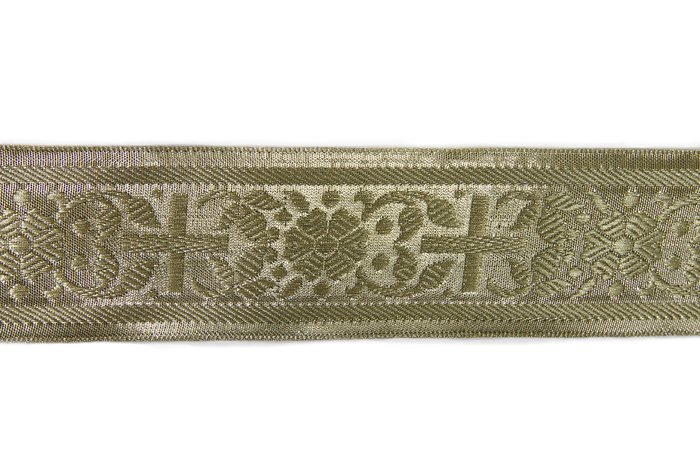 Галун ИНДИЯ ролик золот. шир. 4 см