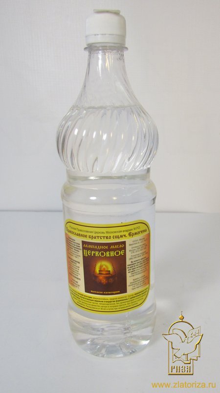 Масло лампадное пластиковая бутылка 1л, вазелиновое (Высшей категории)