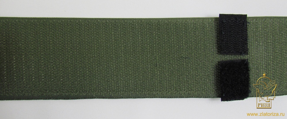 Липучка (лента контактная) олива, шир. 5. 5 см