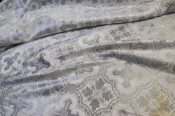 Парча ЕЛОХОВСКАЯ, белая с серебром, шир. 250 см Парча ЕЛОХОВСКАЯ, белая с серебром, шир. 250 см